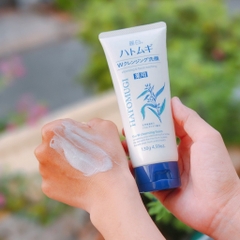 Sữa Rửa Mặt Tẩy Trang Hatomugi (Tuýp 130G)_Hàng Nội Địa Nhật
