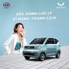 Xe điện Wuling Mini EV - LV1 ( Xanh Lưu Ly)
