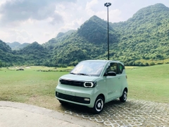 Xe điện Wuling Mini EV – LV2 ( màu xanh bơ)