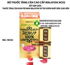 BỘ THUỐC TĂNG CÂN AN TOÀN NÂNG CAO NC02