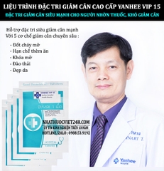 LIỆU TRÌNH ĐẶC TRI GIẢM CÂN CAO CẤP YANHEE VIP 15 VIÊN