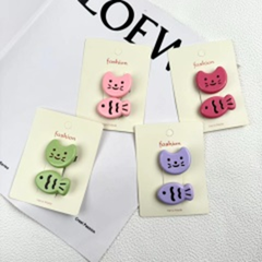 bộ kẹp mèo nhỏ cá nhỏ