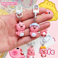 Móc Khoá Loopy Hồng Vô Tri Dễ Thương - Quà Tặng Đáng Yêu