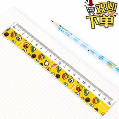 thước kẻ cứng có cạnh lượn sóng hiệu vịt vàng nhỏ