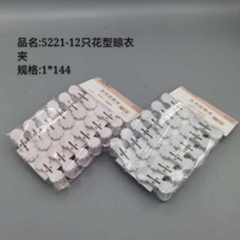 12 chiếc kẹp phơi quần áo hình hoa