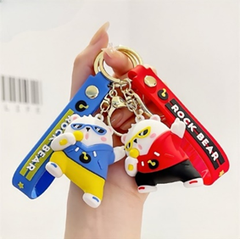 Móc Khoá Gấu Ca Hát Cool Ngầu