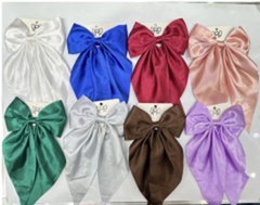 Dây buộc tóc kèm dây tua màu đơn 30 cm.