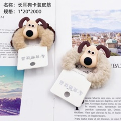 Dây buộc tóc hình chó tai dài.