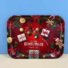 đĩa vuông chủ đề noel