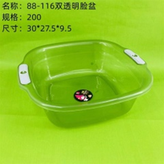chậu rửa mặt trong suốt