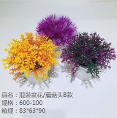 Chậu hoa đầu nấm