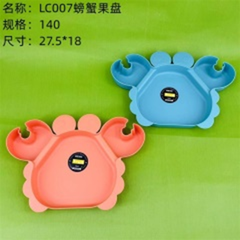 Đĩa trái cây hình con cua,