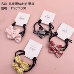 Dây buộc tóc cho trẻ em hình nơ cổ, nhiều mẫu.