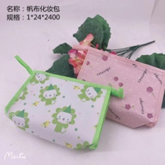 Túi trang điểm bằng vải canvas, mã XY