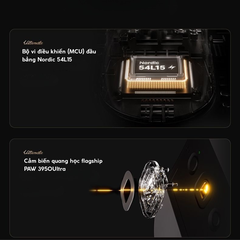 Chuột Gaming ATK A9 Ultramax - Ultimate – Chuột Không Dây Nhẹ 53g, Cảm Biến PAW3950 Ultra, Polling Rate 8000Hz - Hiệu Suất Đỉnh Cao Cho Game Thủ