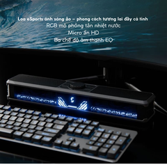 Loa Soundbar Colorful CF3000 – RGB mô phỏng tản nhiệt nước, Bluetooth 5.3, Micro ẩn HD