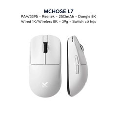 Chuột Gaming Không Dây MCHOSE L7 / L7 PRO / L7 ULTRA