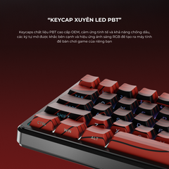 BÀN PHÍM CƠ GAMING HE BATTLE68 | Rapid Trigger | 1000hz | 8000hz