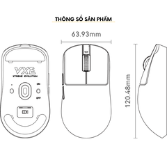 Chuột Gaming Không Dây VGN VXE R1 SE+/ R1 / Pro / Promax
