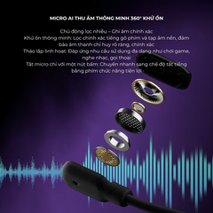 Tai Nghe Gaming Không Dây AULA G7 Pro – Âm Thanh Vòm 7.1, Mic Chống Ồn AI, Đèn RGB