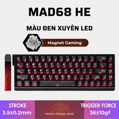 BÀN PHÍM CƠ GAMING HE MAD60 | MAD68 HE | Rapid Trigger | 1000hz | 8000hz