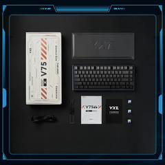 BÀN PHÍM CƠ GAMING KHÔNG DÂY VXE ATK V75X | NHÔM CNC | HOTSWAP | 1MS | RGB