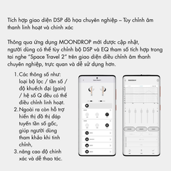 Tai nghe Bluetooth MOONDROP Space Travel 2 – Chống ồn ANC, Tùy chỉnh DSP, Hỗ trợ AutoEQ