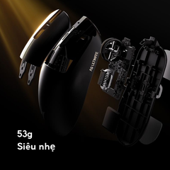Chuột Gaming ATK A9 Ultramax - Ultimate – Chuột Không Dây Nhẹ 53g, Cảm Biến PAW3950 Ultra, Polling Rate 8000Hz - Hiệu Suất Đỉnh Cao Cho Game Thủ