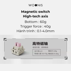 BÀN PHÍM CƠ GAMING HE VGN A75 HE | Rapid Trigger | 1000hz | RT 0.1mm