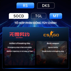 BÀN PHÍM CƠ GAMING HE MCHOSE ACE60/68 | Rapid Trigger | Scan-rate 128K | 8000hz