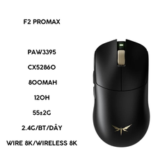 Chuột Gaming Không Dây VGN Dragonfly F2 Promax, Ultra+ Siêu nhẹ 51g, Cảm biến PAW3950 Flagship, Chip Nordic