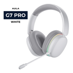 Tai Nghe Gaming Không Dây AULA G7 Pro – Âm Thanh Vòm 7.1, Mic Chống Ồn AI, Đèn RGB