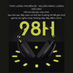 Tai nghe không dây gaming VGN VXE Siren V1 – 3 chế độ kết nối, pin 98 giờ, độ trễ thấp 15ms