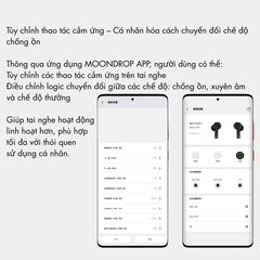 Tai nghe Bluetooth MOONDROP Space Travel 2 – Chống ồn ANC, Tùy chỉnh DSP, Hỗ trợ AutoEQ