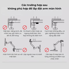 Giá Đỡ Màn Hình HumanMotion T10 – Hỗ Trợ 17”–49”, Tải Trọng Lên Đến 18.8kg