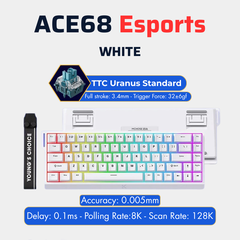 BÀN PHÍM CƠ GAMING HE MCHOSE ACE60/68 | Rapid Trigger | Scan-rate 128K | 8000hz