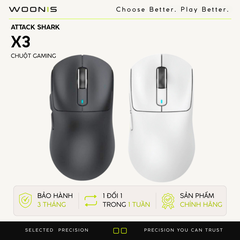 Chuột Gaming Không Dây Attack Shark X3