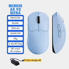 Chuột Gaming Không Dây MCHOSE A5 Pro / Pro Max