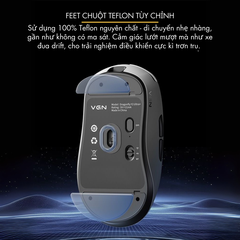 Chuột Gaming Không Dây Siêu Nhẹ VGN Feilong Y2 Pro – Cảm biến PAW3950, Switch Quang học Omron, Receiver 8K