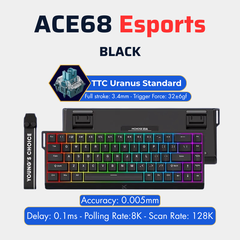 BÀN PHÍM CƠ GAMING HE MCHOSE ACE60/68 | Rapid Trigger | Scan-rate 128K | 8000hz