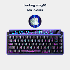 BÀN PHÍM CƠ LEOBOG AMG65 SILENT, MÀN HÌNH TFT GIF/JPG, MÀN HÌNH LED THÔNG MINH, PIN 8000MAH