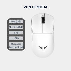 Chuột gaming không dây VGN Dragonfly F1 Pro Max – Siêu nhẹ 55g, 130h pin, cảm biến PAW3395