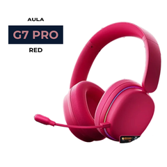 Tai Nghe Gaming Không Dây AULA G7 Pro – Âm Thanh Vòm 7.1, Mic Chống Ồn AI, Đèn RGB