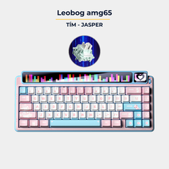 BÀN PHÍM CƠ LEOBOG AMG65 SILENT, MÀN HÌNH TFT GIF/JPG, MÀN HÌNH LED THÔNG MINH, PIN 8000MAH