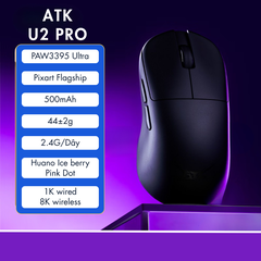 Chuột Gaming ATK U2 – Chuột Không Dây Nhẹ 44g, Cảm Biến PAW3950 Ultra, Polling Rate 8000Hz - Hiệu Suất Đỉnh Cao Cho Game Thủ
