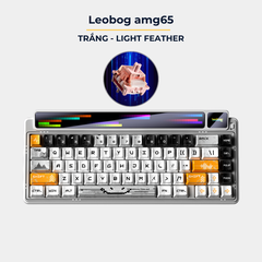 BÀN PHÍM CƠ LEOBOG AMG65 SILENT, MÀN HÌNH TFT GIF/JPG, MÀN HÌNH LED THÔNG MINH, PIN 8000MAH