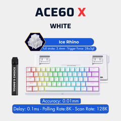 BÀN PHÍM CƠ GAMING HE MCHOSE ACE60/68 | Rapid Trigger | Scan-rate 128K | 8000hz