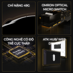 Chuột Gaming Không Dây VXE ATK X1 SE / X1S / X1 / Pro / Promax / Ultra / Ultimate