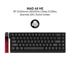 BÀN PHÍM CƠ GAMING HE MAD60 | MAD68 HE | Rapid Trigger | 1000hz | 8000hz