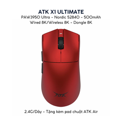 Chuột Gaming Không Dây VXE ATK X1 SE / X1S / X1 / Pro / Promax / Ultra / Ultimate
